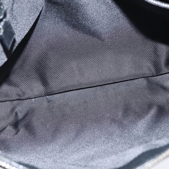 GUCCI GG Canvas Shoulder Bag Black Silver 114273 Auth 147943 - Picture 12 of 15